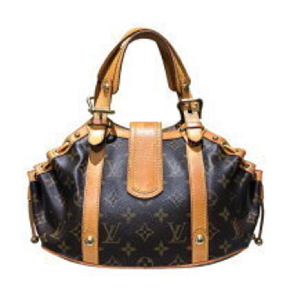 Louis Vuitton Monogram Brown Handbag Canvas Theda